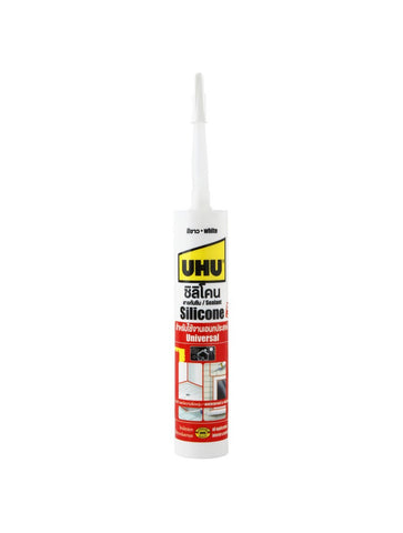UHU SILICONE UNIVERSAL WHITE 280 ML