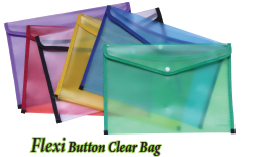 Flexi Button Clear Bag