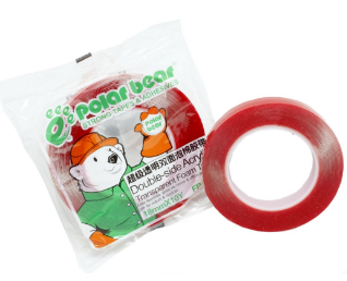 Polar Bear Double-Sided Transparent Foam Tape FP-1810