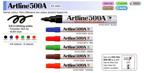 Artline Whiteboard Marker EK-500A