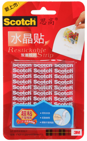3M Scotch Restickable Strips R101
