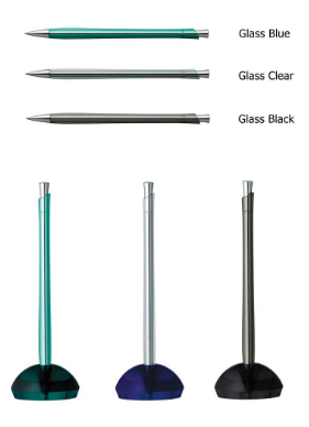 Zebra Flos Glass Ball Point Pen