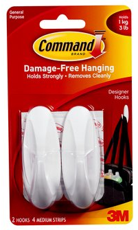 3M Command Designer Medium Hooks - 17081 ANZ