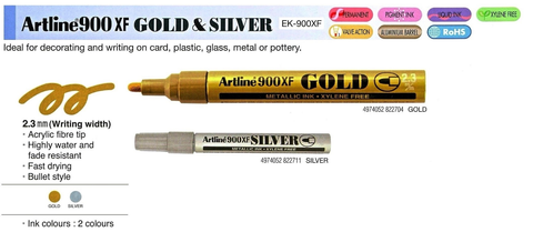 Artline 900 XF Gold & Silver EK-900XF