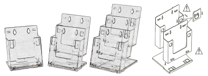 Flexi Detachable Brochure Stand