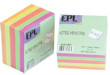 EPL Notes Memo Pad 3" x 3"