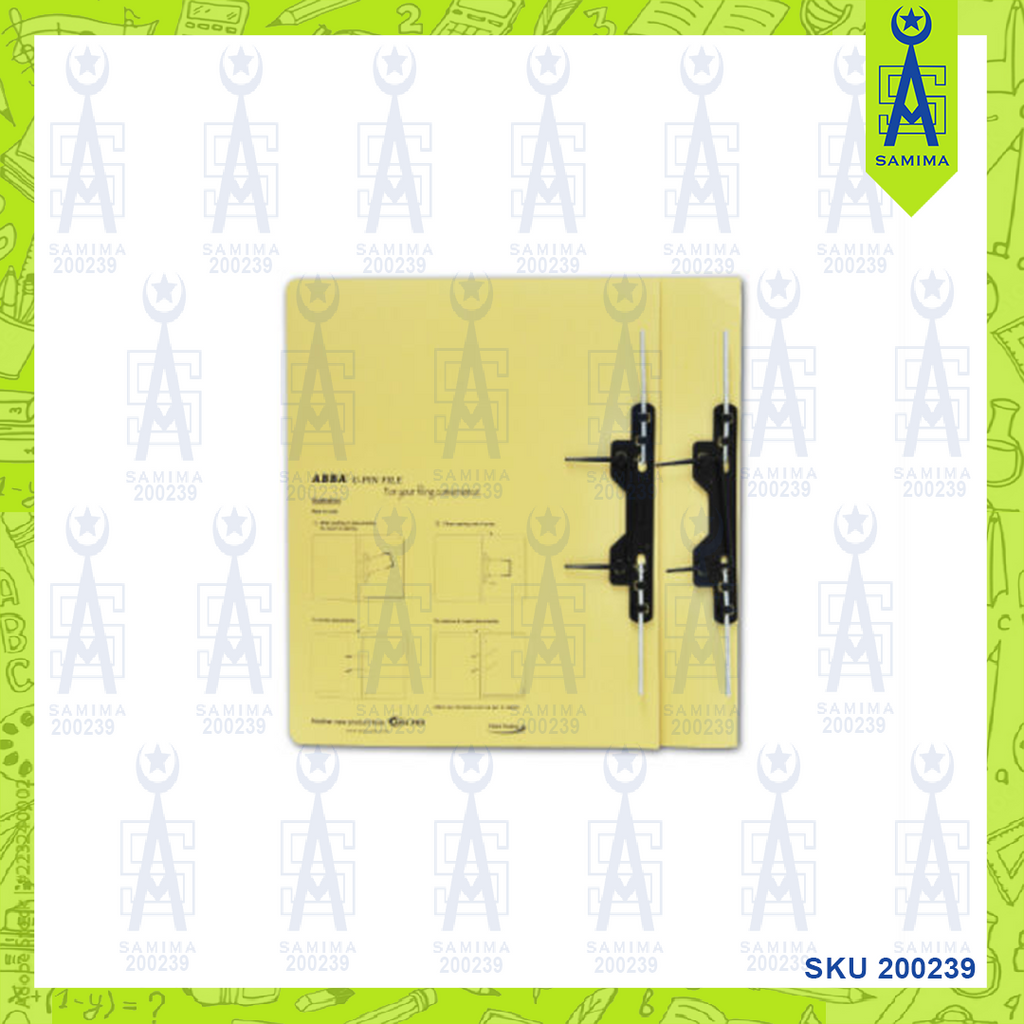 ABBA 102 UK MANILA SPRING FILE WITH U-PIN – Samima