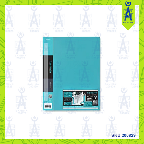 KCK PLAY CLEAR BOOK 20P TURQUOISE