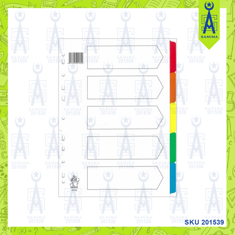 PREMIER INDEX DIVIDER 1-5 22182