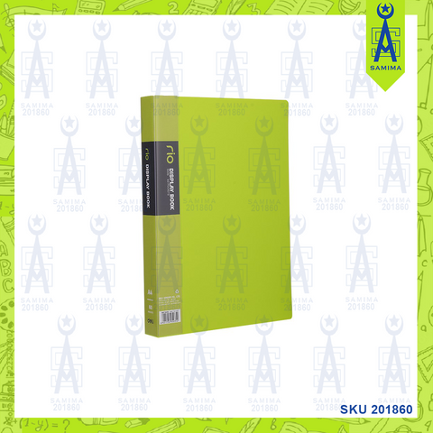 DELI 5035 RIO DISPLAY (CLEAR) BOOK A4 60 POCKETS