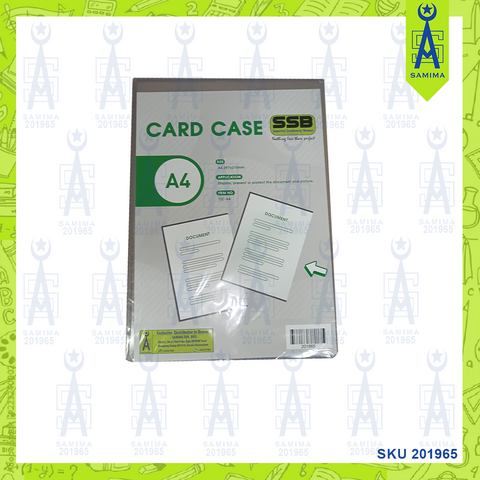 SSB CCA4 TRASNPARENT CARD CASE A4