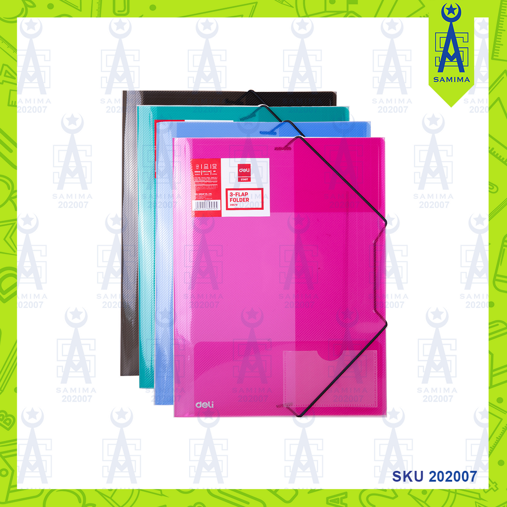 DELI 39579 AURORA FOLDER FILE W/ ELASTIC STRING A4 – Samima