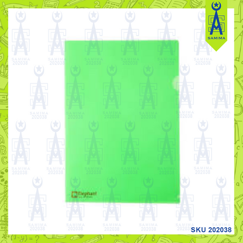 ELEPHANT 405A4 L SHEET FOLDER A4 12'S GREEN