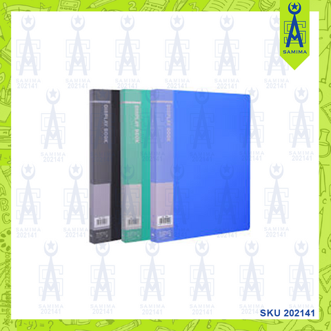 DELI B032 DISPLAY (CLEAR) BOOK 20 POCKET A4