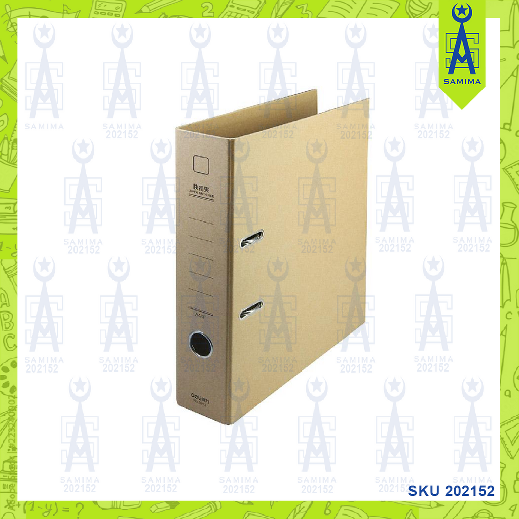 DELI 5913 KRAFT BOARD ARCH FILE 3'' – Samima