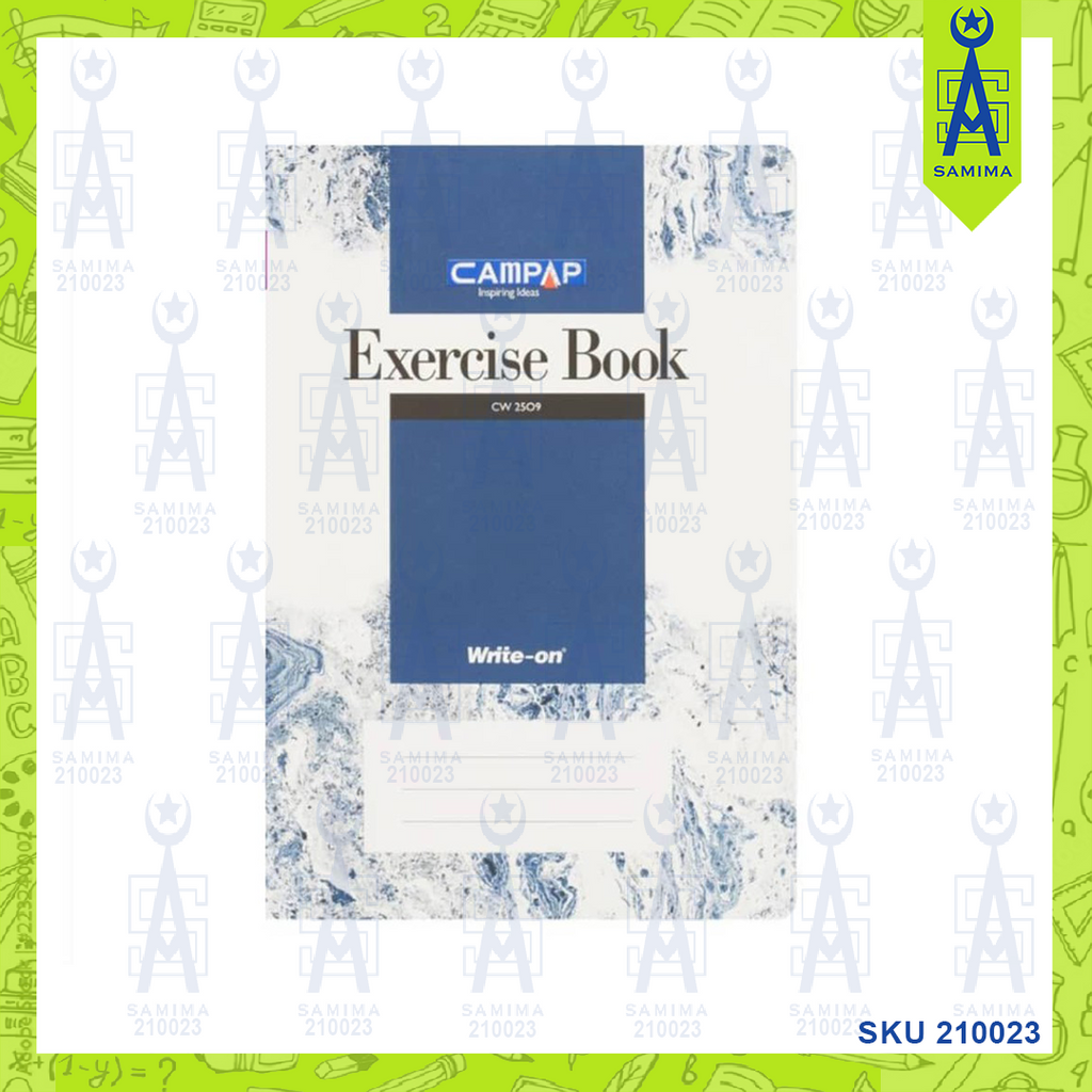 WRITE ON EXERCISE BOOK A4 100PP CW2509 Samima write-on-exercise-book-a4-100pp-cw2509-samima