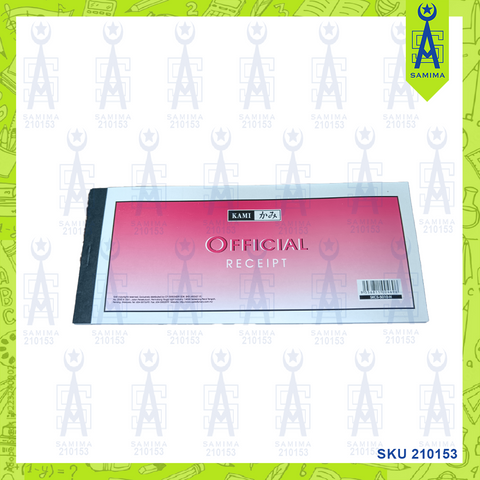 KAMI OFFICIAL RECEIPT PINK SKCS-5010-H