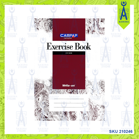 CAMPAP WRITE-ON EXERCISE BOOK A4 160PP CW-2508