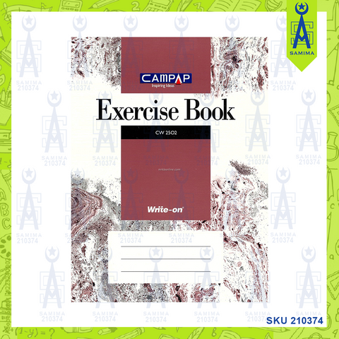 CAMPAP WRITE-ON EXERCISE BOOK F5 100P CW-2502