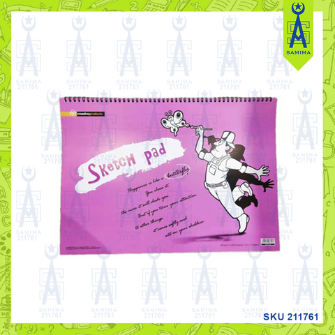 CP SKETCH PAD SCSP-3115 135GSM 15'S A3 PURPLE