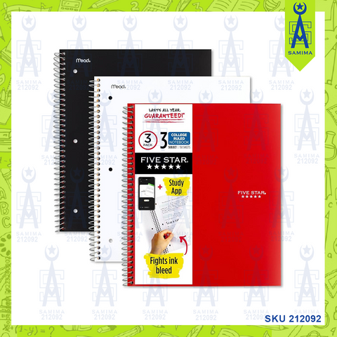 UNI 3 SUBJECT UNIVERSITY COLLEGE NOTEBOOK S8525