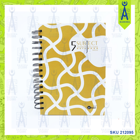 UKAMI 5 SUBJECT UNIVERSITY COLLGE NOTEBOOK S8530