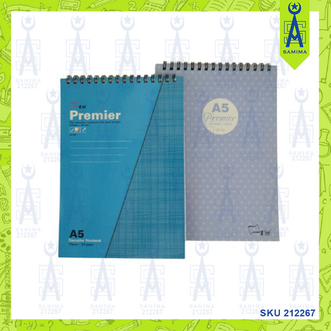 UNI PRIMIER A5 EXECUTIVE NOTEBOOK 70GSM 120PGS