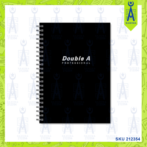 DOUBLE A PROFESSIONAL SPIRAL NOTEBOOK A5 60 SHEET