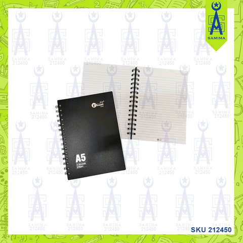 UKAMI PP COVER CLASSIC SPIRAL NOTE BOOK A5 70'S