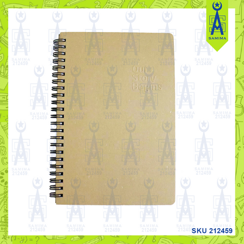 OUR STORY BEGINS SPIRAL NOTE BOOK A7 5501