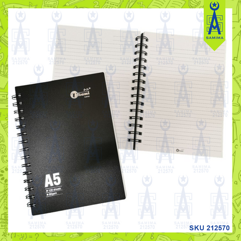 UNI S-6181 WIRE O RING NOTE BOOK A5