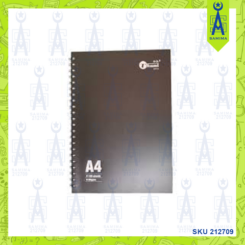 UNI S7110 PVC RING NOTE BOOK A4 80GSM 120'S