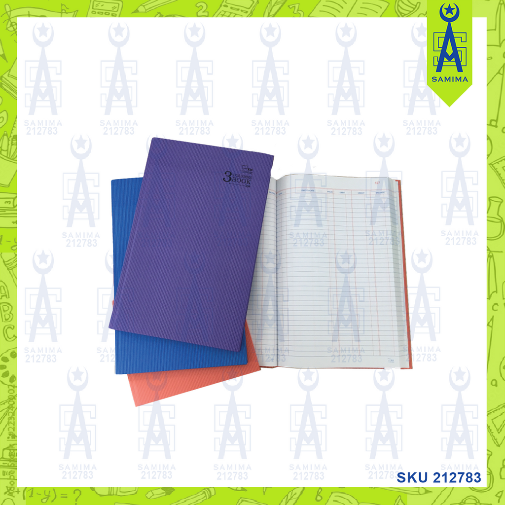 UNI S2202 3 COLUMNS H/C NOTE BOOK F4 200P – Samima