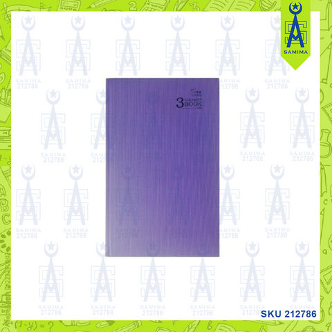 UNI S2203 3 COLUMNS H/C NOTE BOOK F4 300P