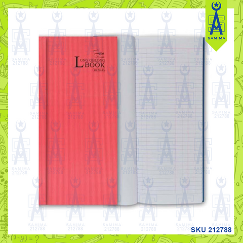 UNI LONG OBLONG H/C NOTE BOOK 200P