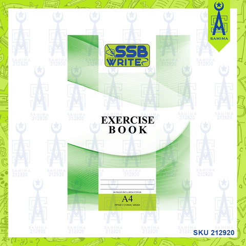 SSB WRITE EXERCISE BOOK A4 80 PAGES