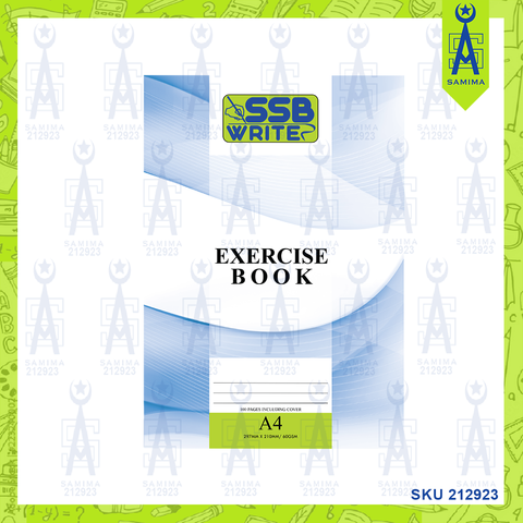 SSB WRITE EXERCISE BOOK A4 100 PAGES