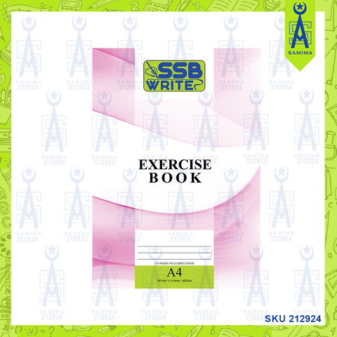 SSB WRITE EXERCISE BOOK A4 120 PAGES