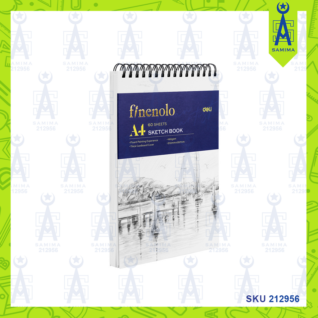 DELI C276 FINENOLO SKETCH BOOK A4 (TOP OPEN) – Samima
