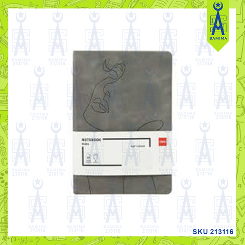 DELI N126L SOFT COVER NOTEBOOK A5 80GSM 96'S