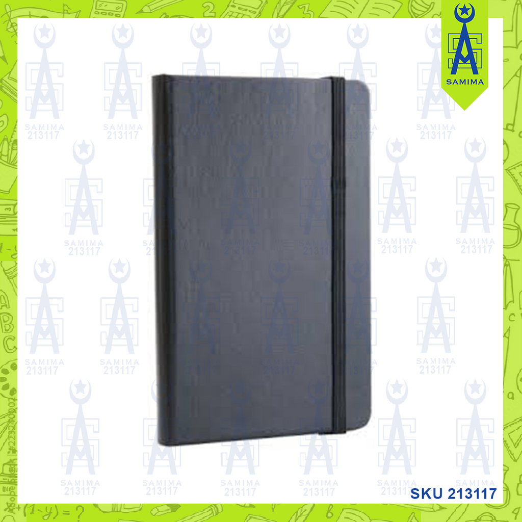 DELI N140L LEATHER COVER NOTEBOOK A5 80GSM 96'S – Samima