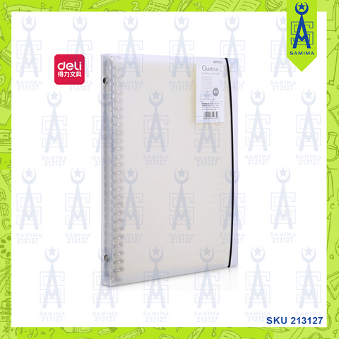 DELI HA550 12 RING SPIRAL NOTEBOOK A5