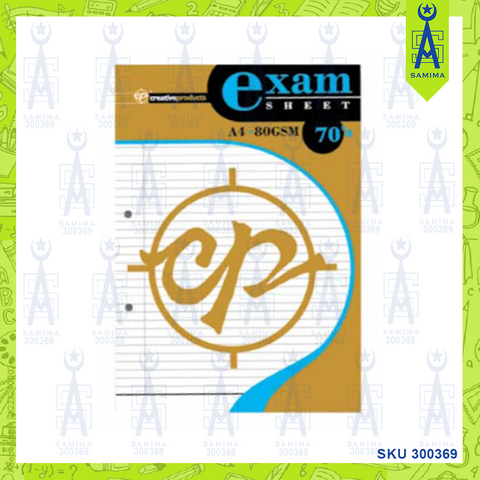 CP EXAM SHEET A4 70'S SCES-8070