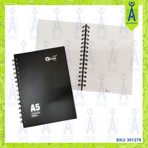 UKAMI A5 SPIRAL RING NOTEBOOK S6531