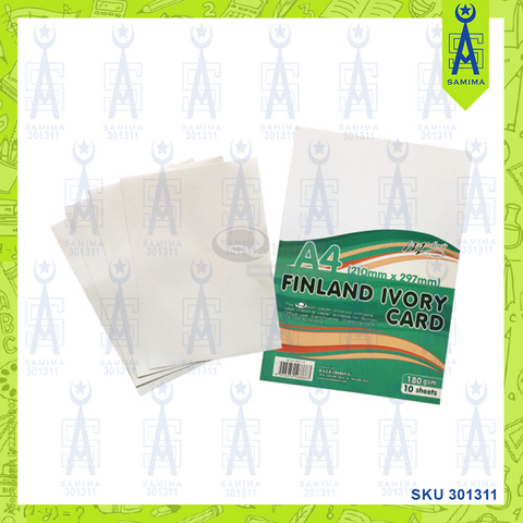 M'DORI FINLAND IVORY  CARD A4 180 GSM 10SHEETS