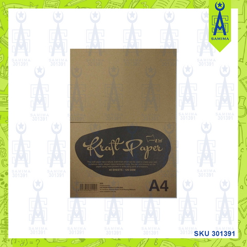 UNI S32 KRAFT PAPER  A4 125GSM 40'S