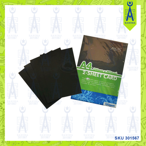 M'DORI 3 SHEET CARD A4 160GSM DARK COLOUR MIX 20'S