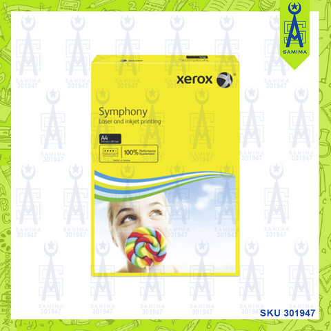 SYMPHONY XEROX COLOUR PAPERS A4 80GSM 500'S