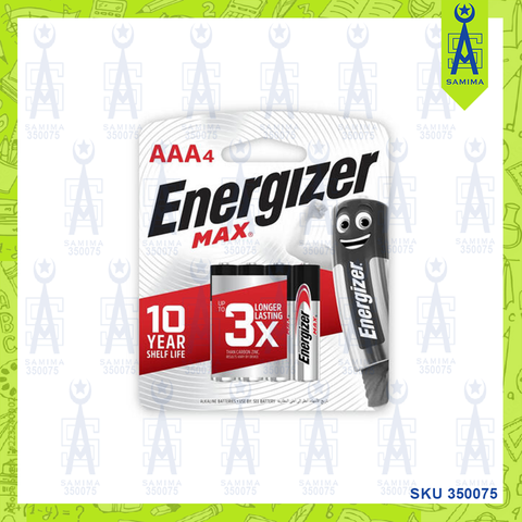 ENERGIZER MAX AAA 4'S