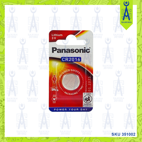 PANASONIC LITHIUM BATTERY CR2016